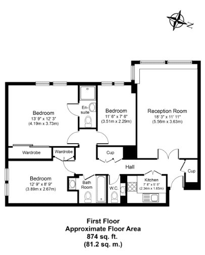 Devonport, London, W2 - Floorplan 1