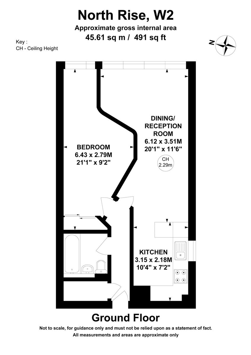 North Rise, London, W2 - Floorplan 1