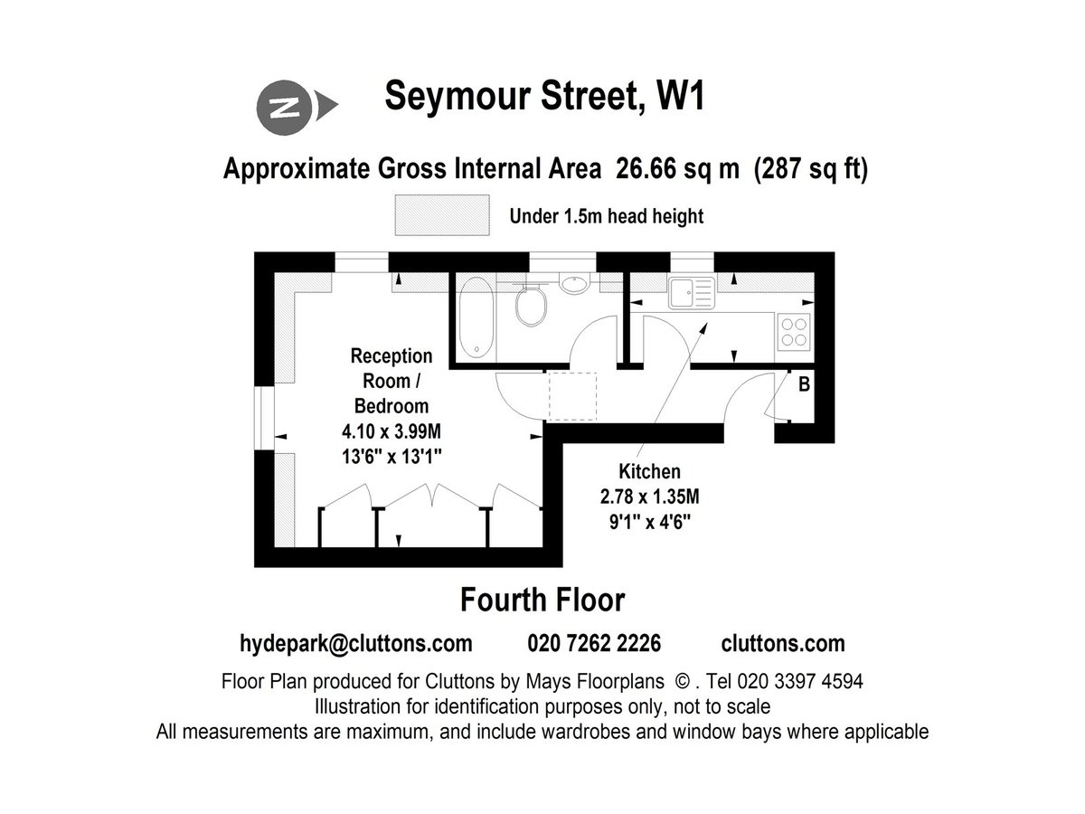 Seymour Street, London, W1H - Floorplan 1