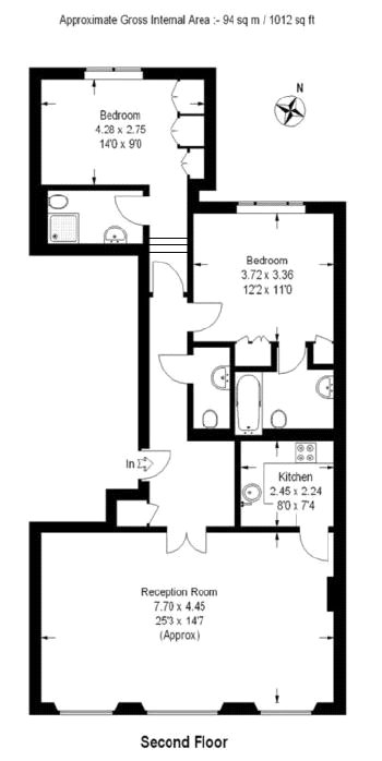 Hyde Park Square, London, W2 - Floorplan 1