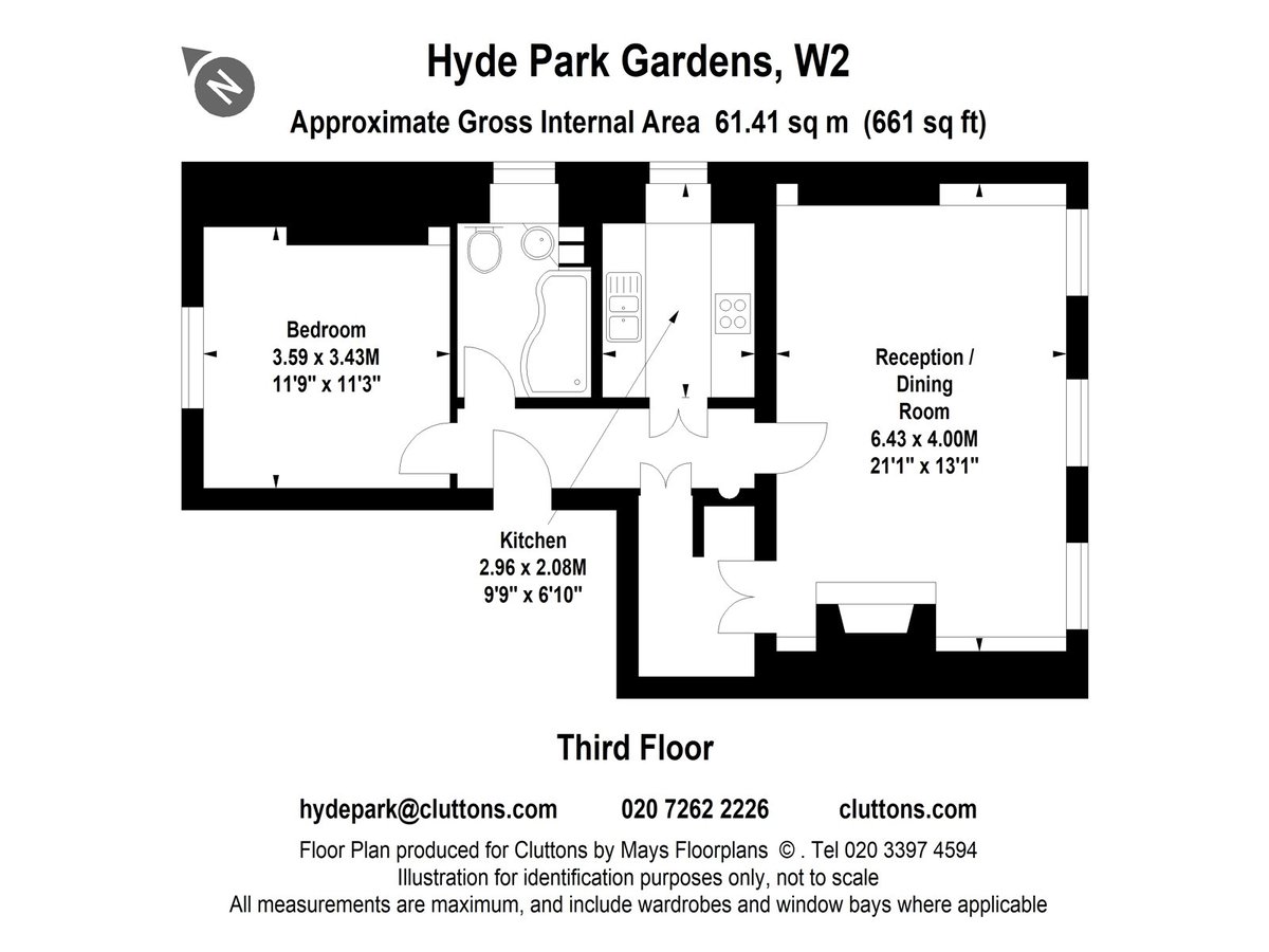 Hyde Park Gardens, London, W2 - Floorplan 1