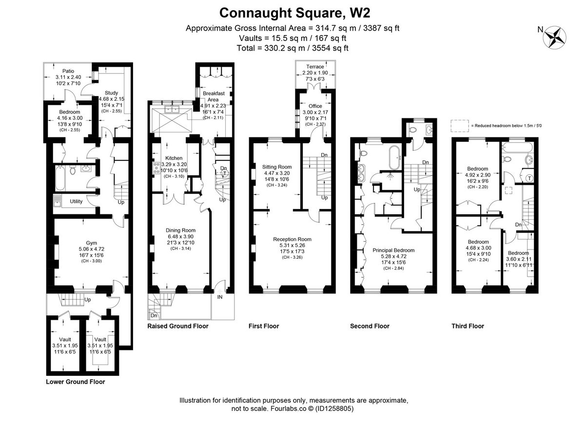 Connaught Square, London, W2 - Floorplan 1