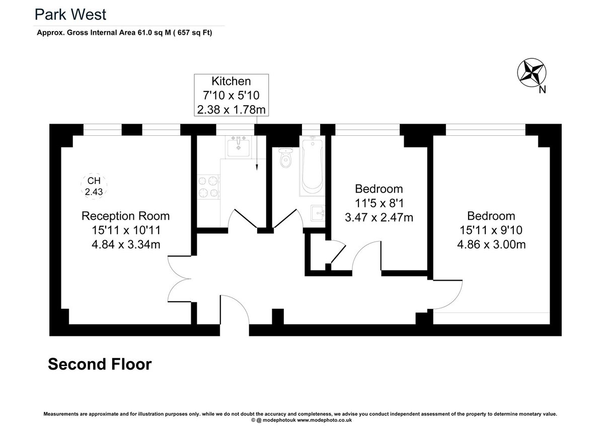 Edgware Road, London, W2 - Floorplan 1