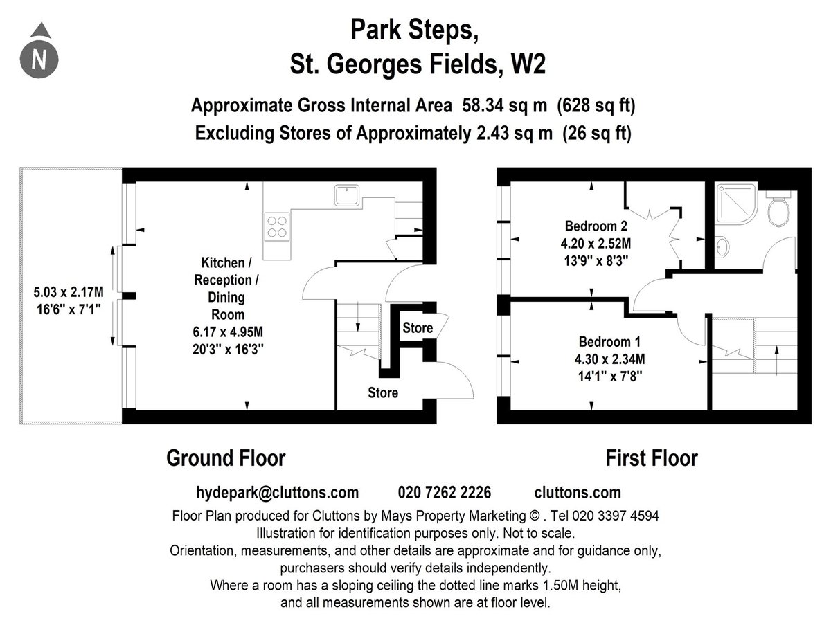 Park Steps, London, W2 - Floorplan 1