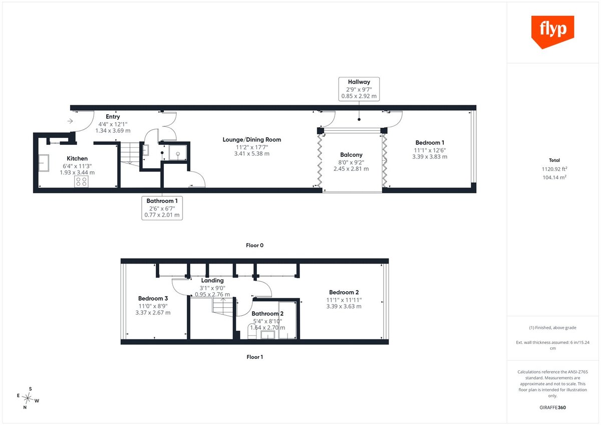 Porchester Square, London, W2 - Floorplan 1