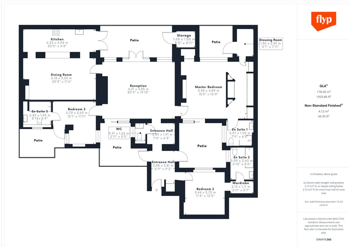 Strathearn Place, London, W2 - Floorplan 1