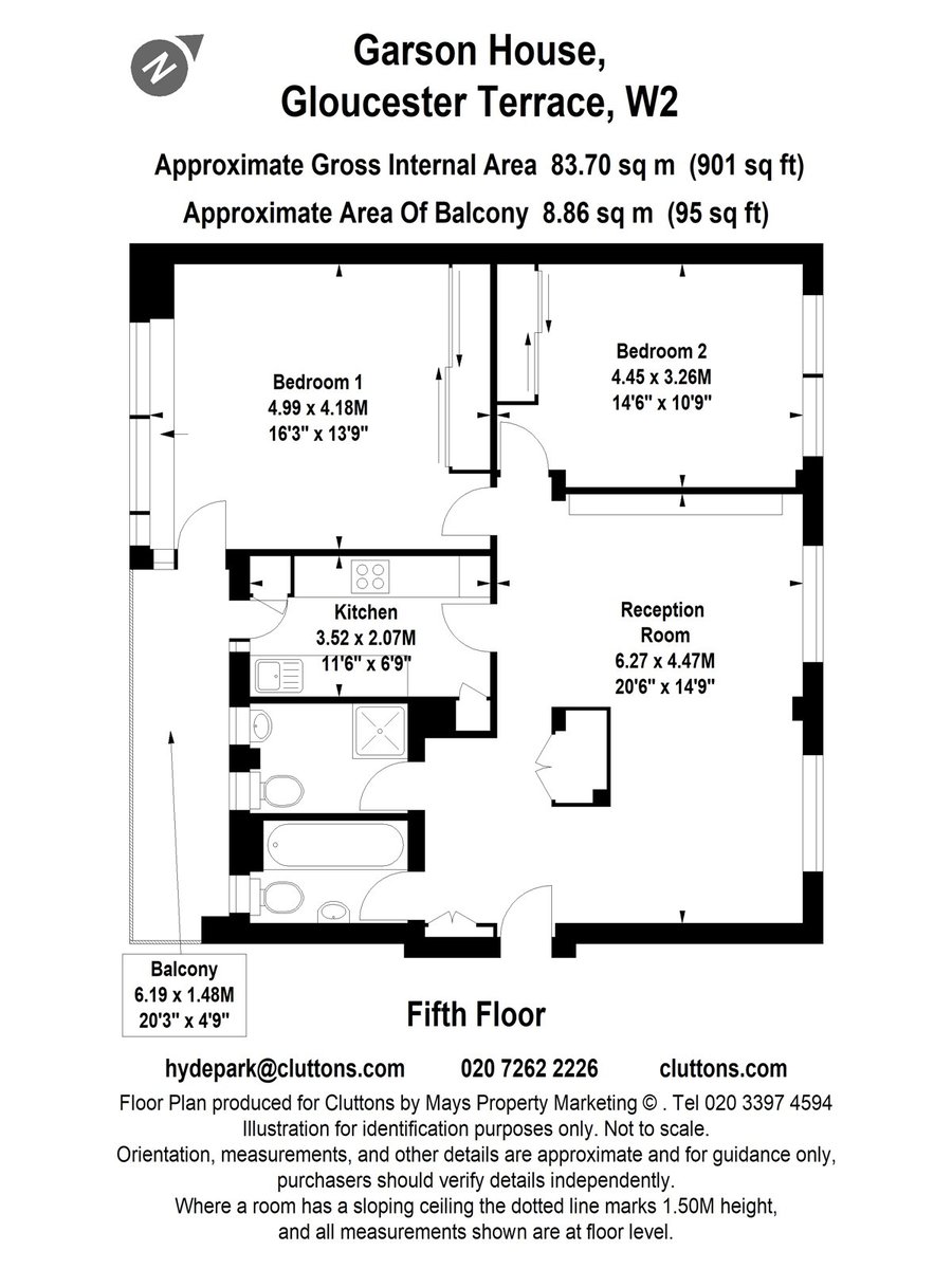Gloucester Terrace, London, W2 - Floorplan 1