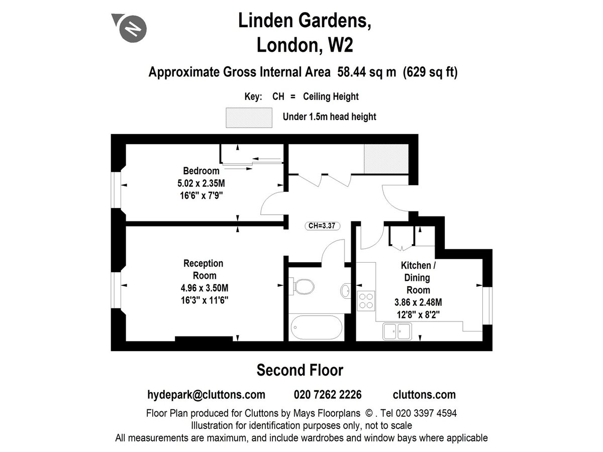Linden Gardens, London, W2 - Floorplan 1