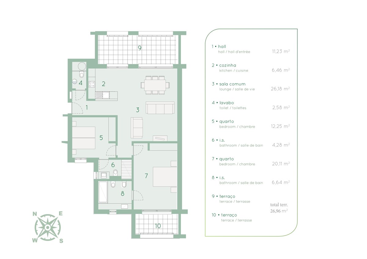 Vilamoura, Loulé, Algarve, Portugal - Floorplan 1