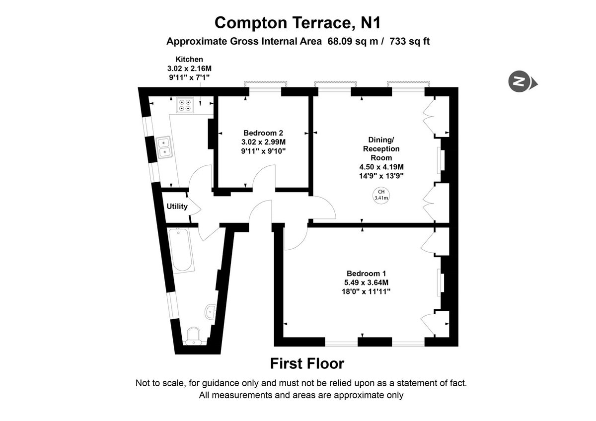 Compton Terrace, London, N1 - Floorplan 1