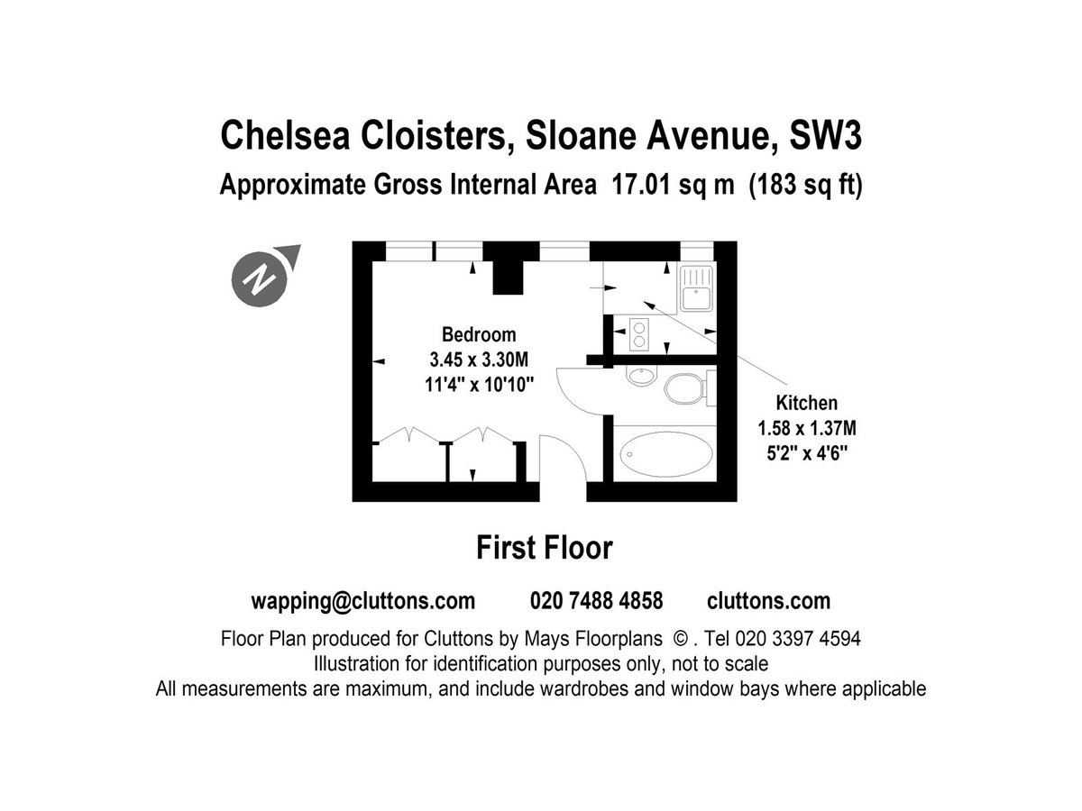 Chelsea Cloisters, London, SW3 - Floorplan 1