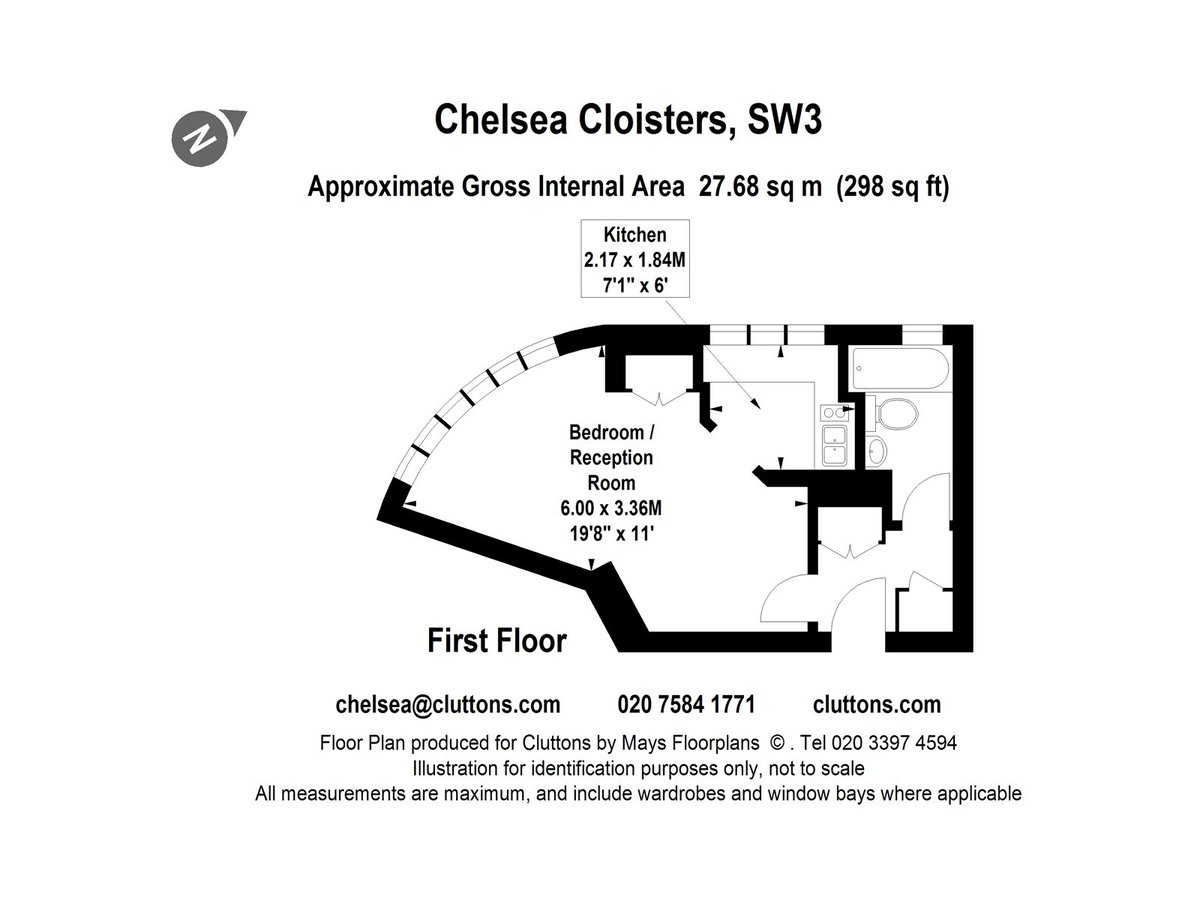 Chelsea Cloisters, London, SW3 - Floorplan 1