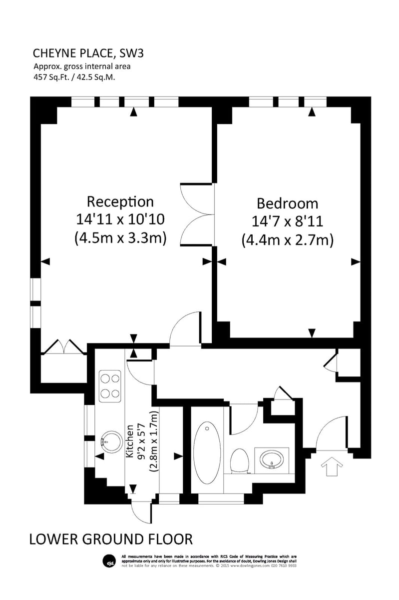 Cheyne Place, London, SW3 - Floorplan 1