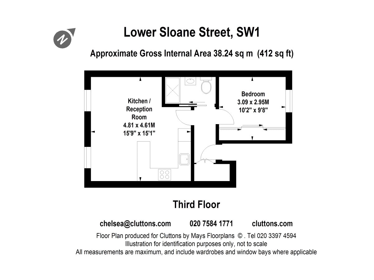 Lower Sloane Street, London, SW1W - Floorplan 1