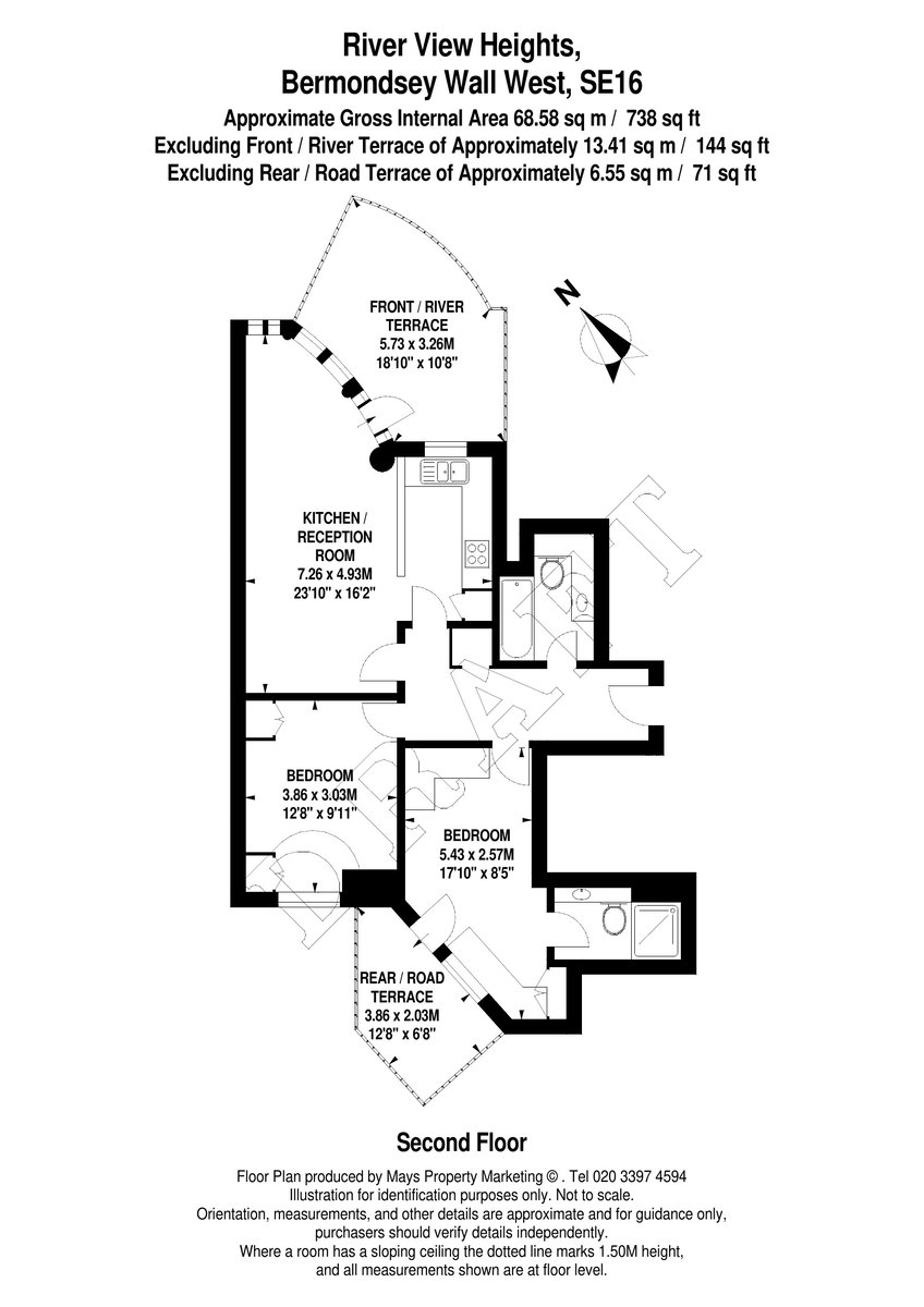 River View Heights, London, SE16 - Floorplan 1