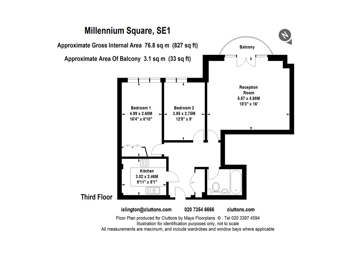 Millennium Square, London, SE1 - Floorplan 1