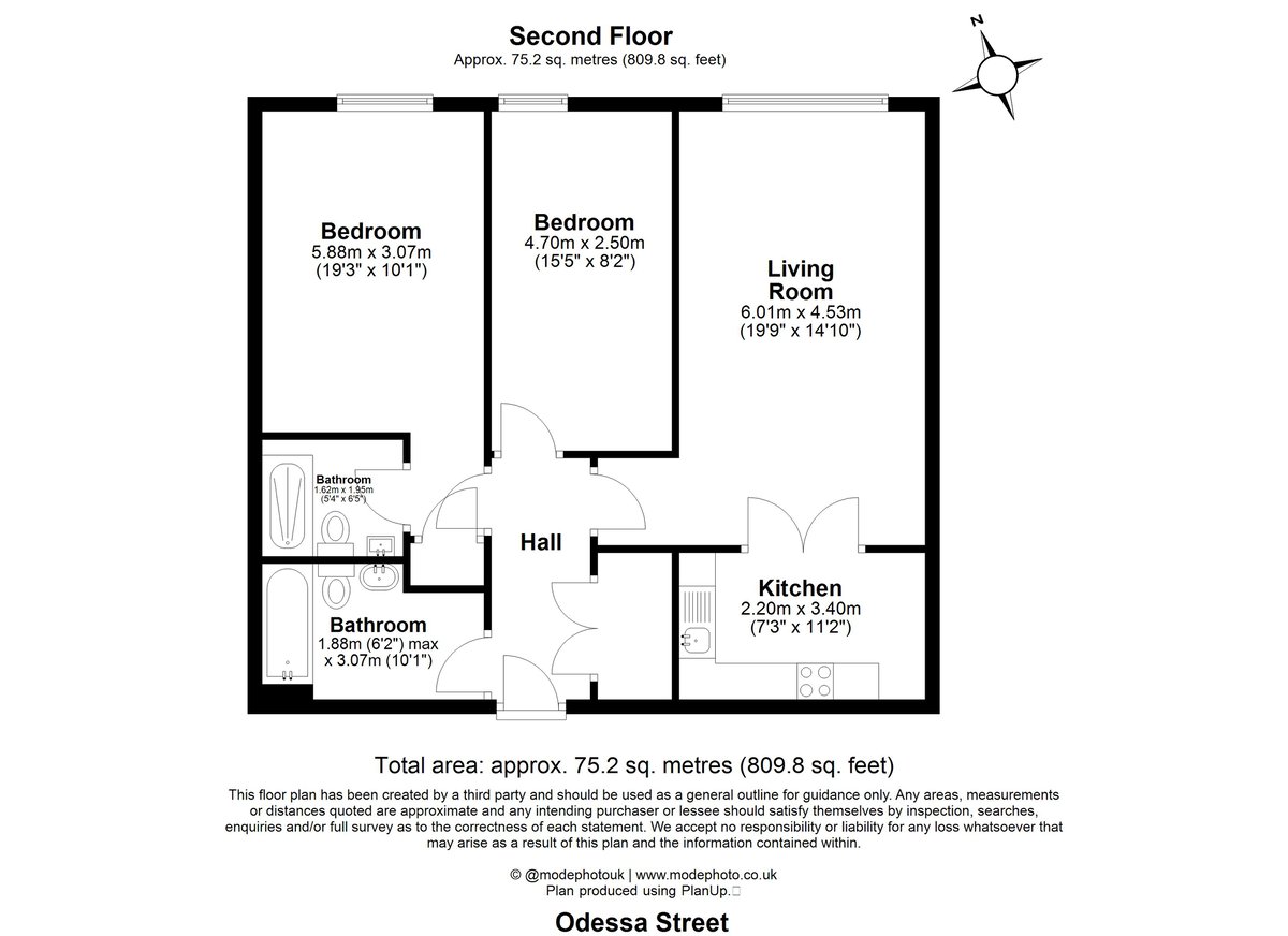 New Caledonian Wharf, London, SE16 - Floorplan 1