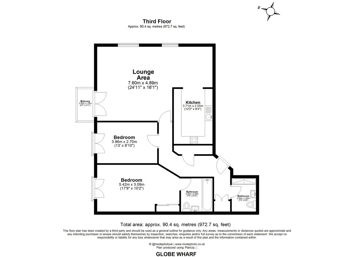 Globe Wharf, London, SE16 - Floorplan 1
