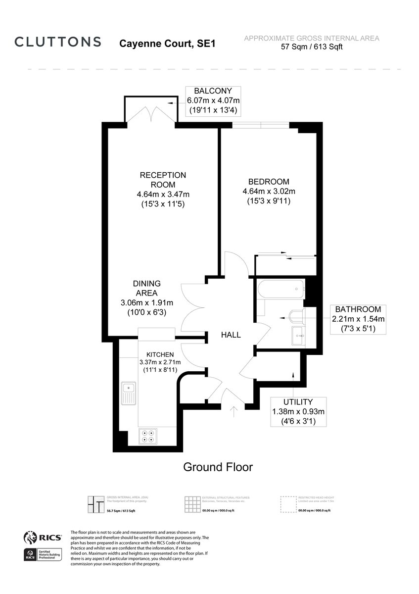 Caraway Apartments, London, SE1 - Floorplan 1