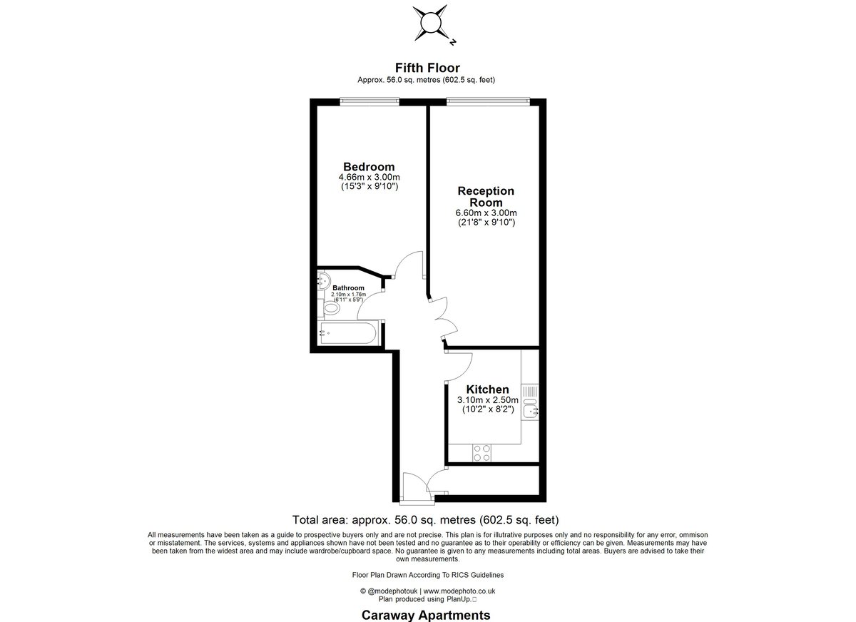 Caraway Apartments, London, SE1 - Floorplan 1
