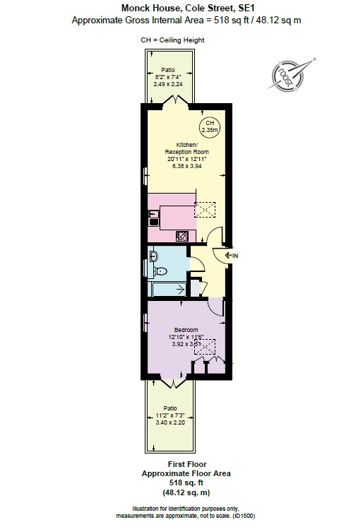 Monck House, London, SE1 - Floorplan 1