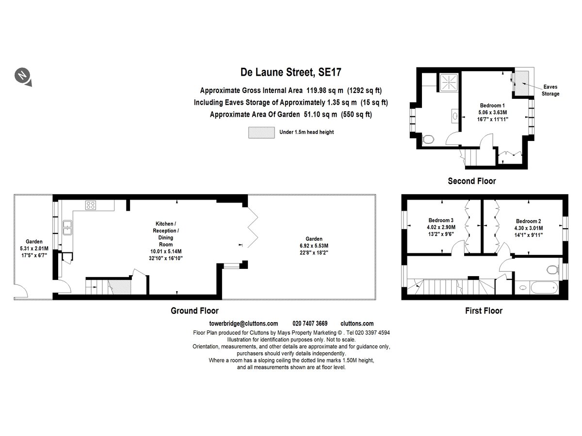 De Laune Street, London, SE17 - Floorplan 1