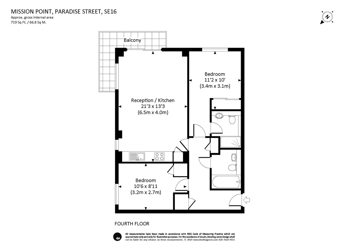 Mission Point, London, SE16 - Floorplan 1