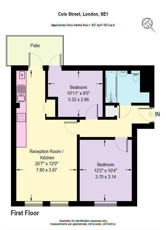 Monck House, London, SE1 - Floorplan 1
