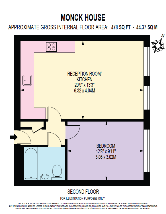 Monck House, London, SE1 - Floorplan 1