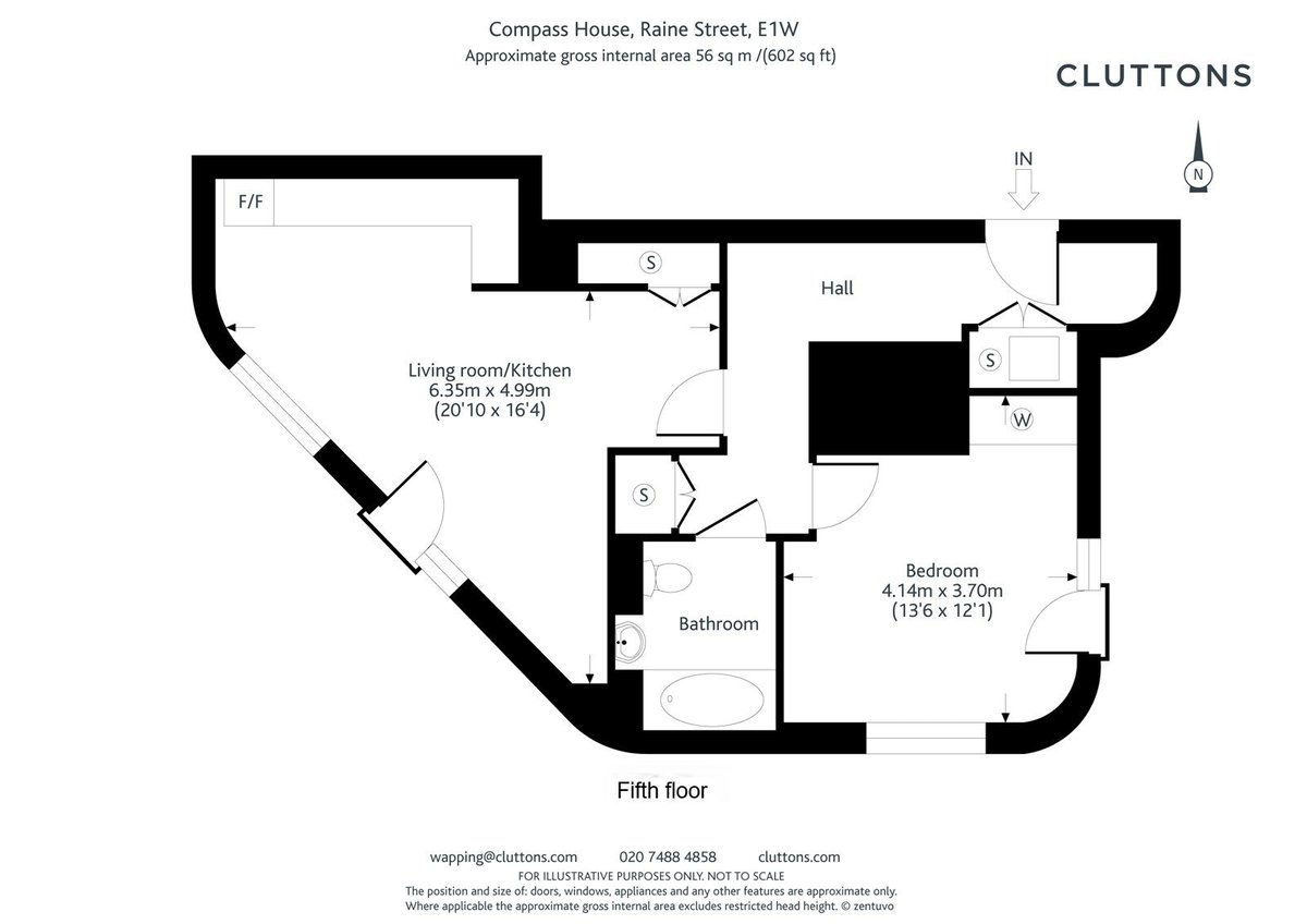 Compass House, London, E1W - Floorplan 1