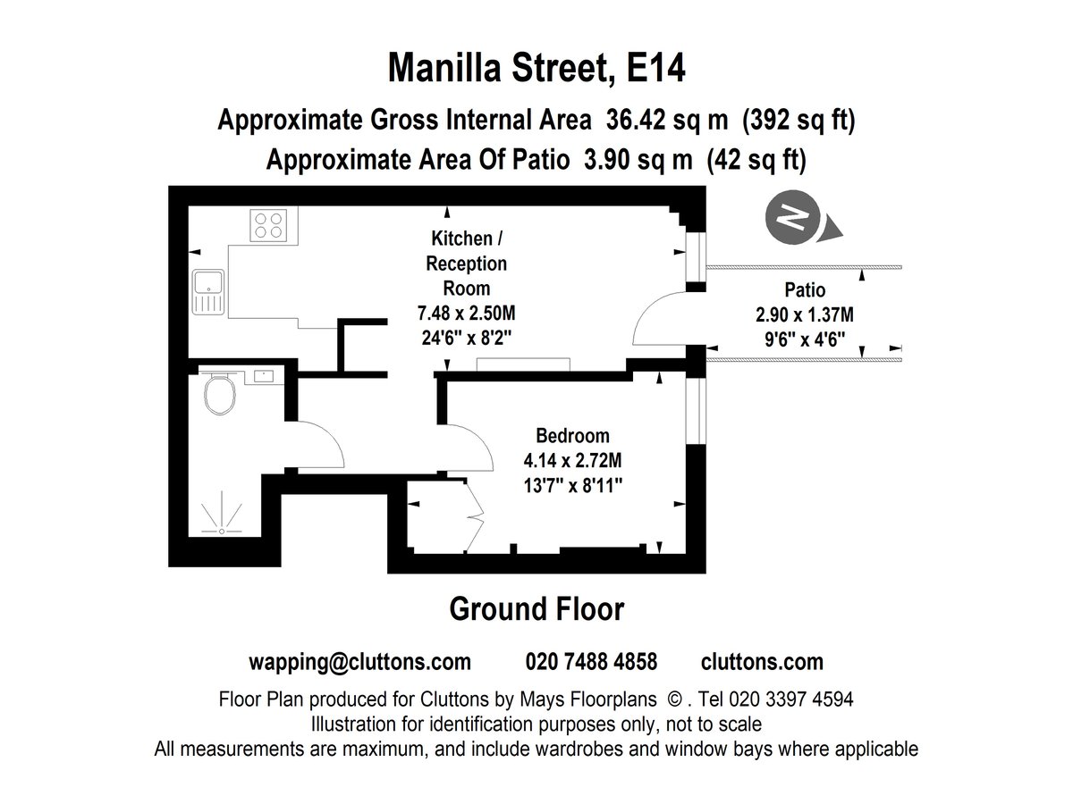 Manilla Street, London, E14 - Floorplan 1