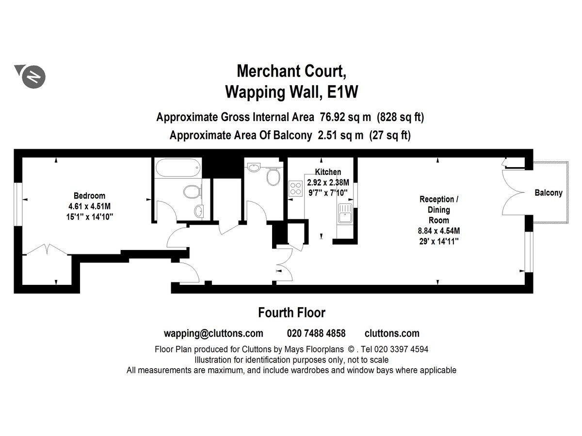 Merchant Court, London, E1W - Floorplan 1