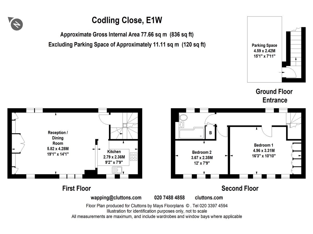 Codling Close, London, E1W - Floorplan 1