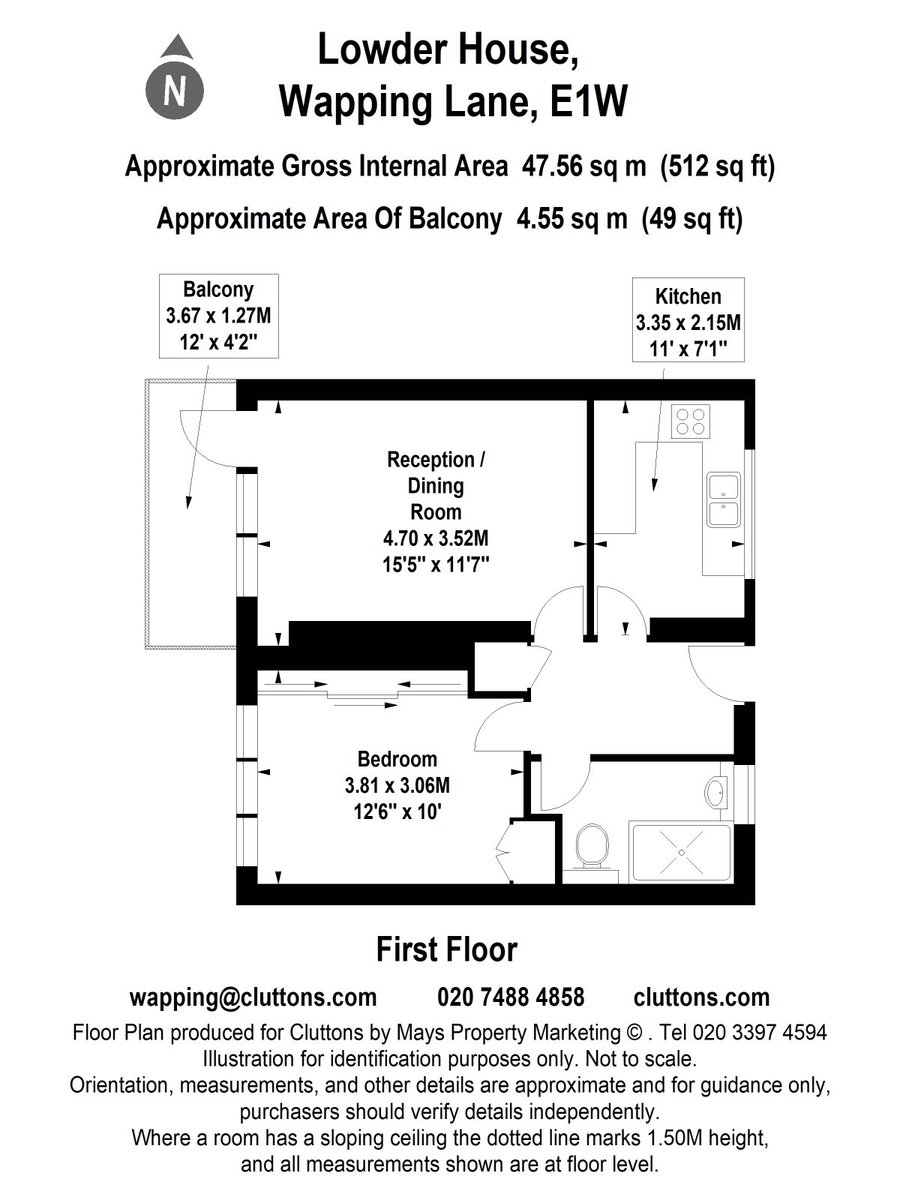 Lowder House, London, E1W - Floorplan 1