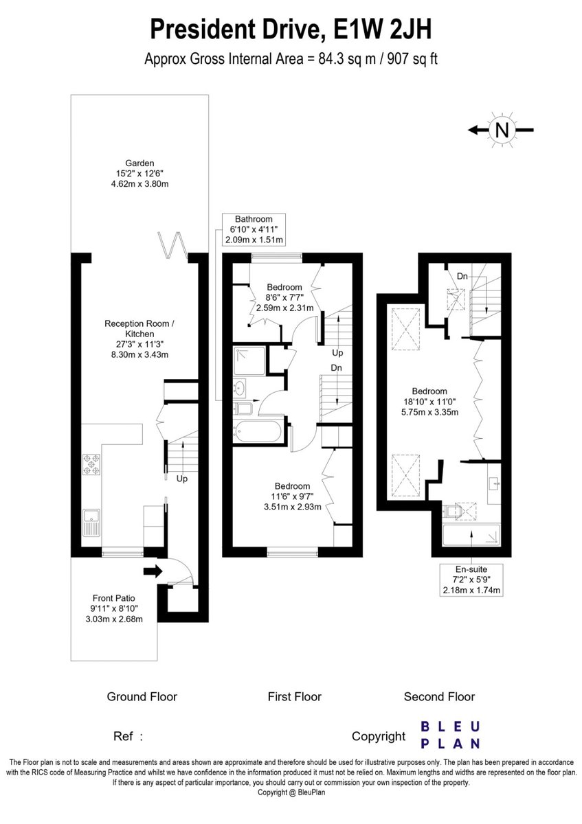 President Drive, London, E1W - Floorplan 1