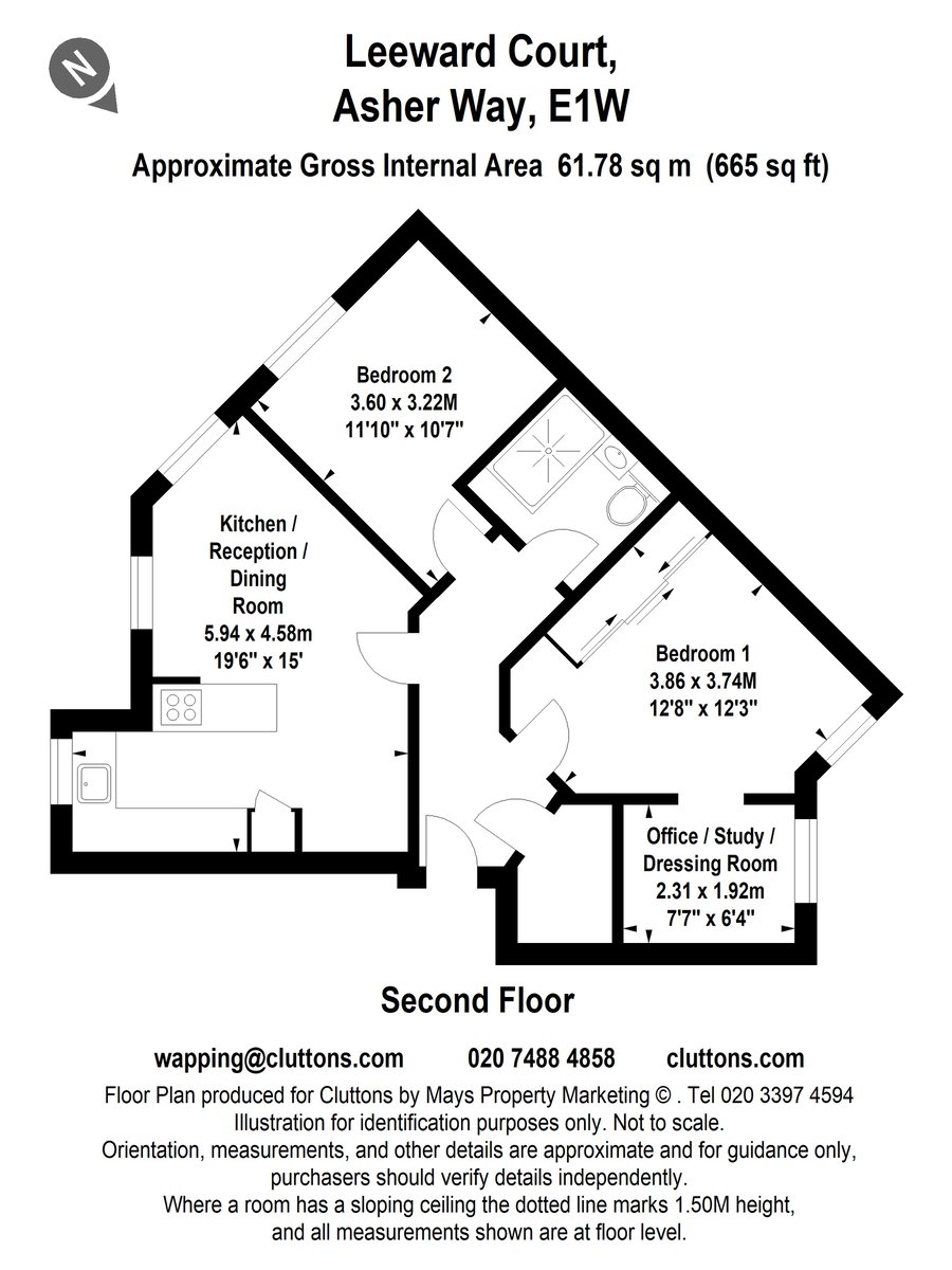 Leeward Court, London, E1W - Floorplan 1