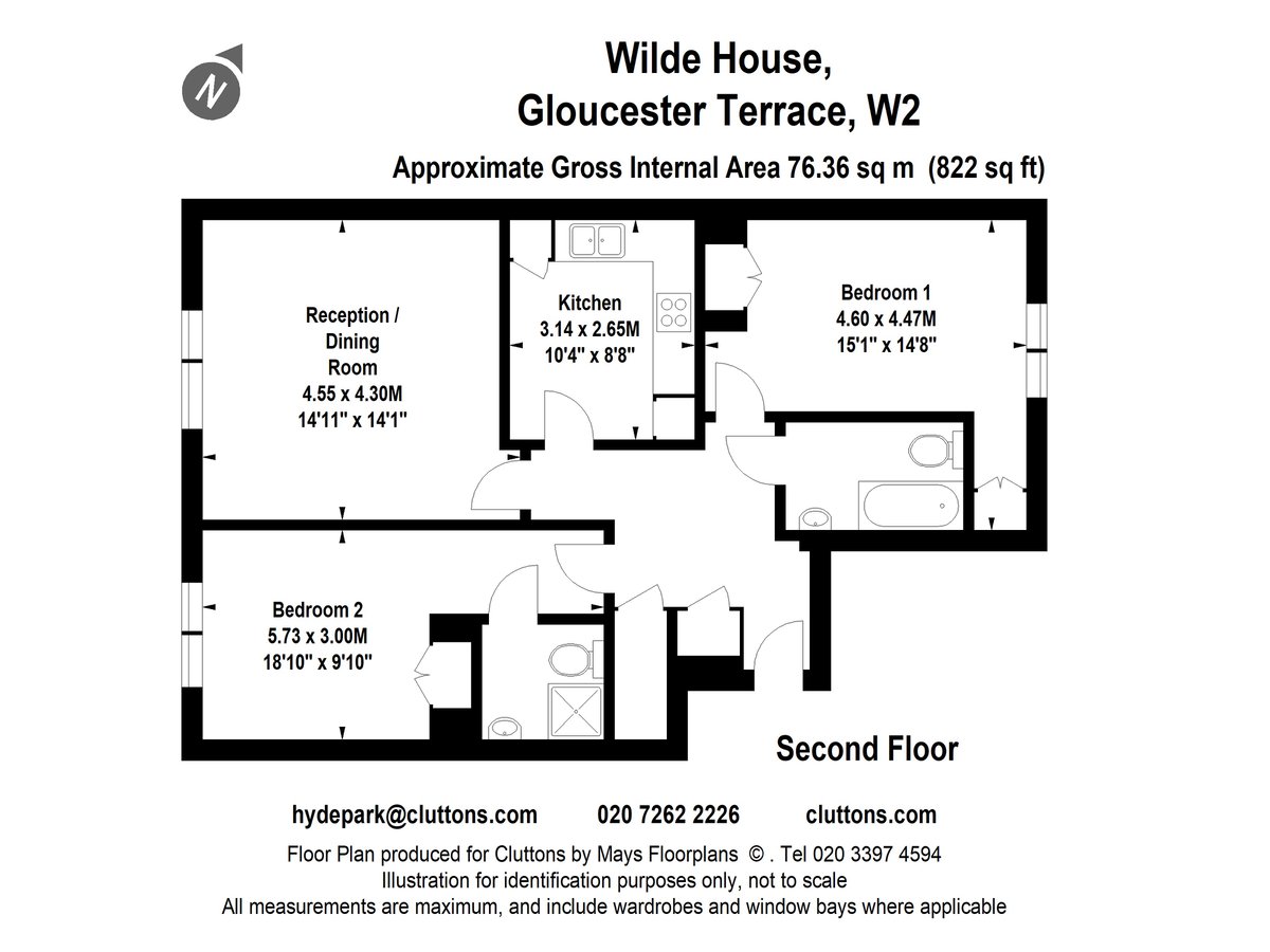 Gloucester Terrace, Hyde Park, London, W2 - Floorplan 1