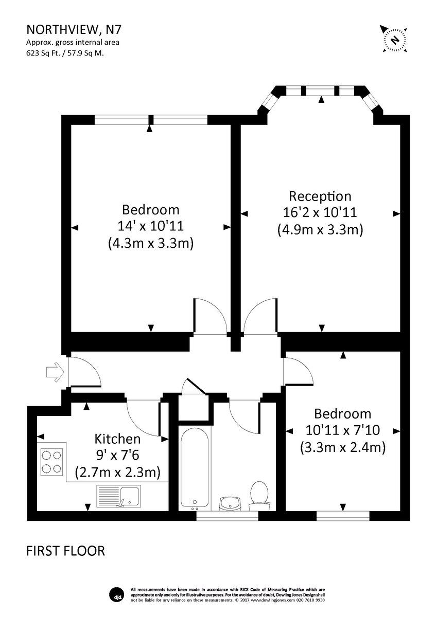 Tufnell Park Road, Islington, London, N7 - Floorplan 1