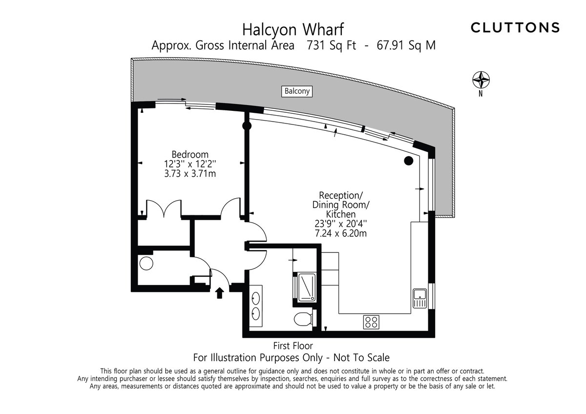Wapping High Street, Wapping, London, E1W - Floorplan 1