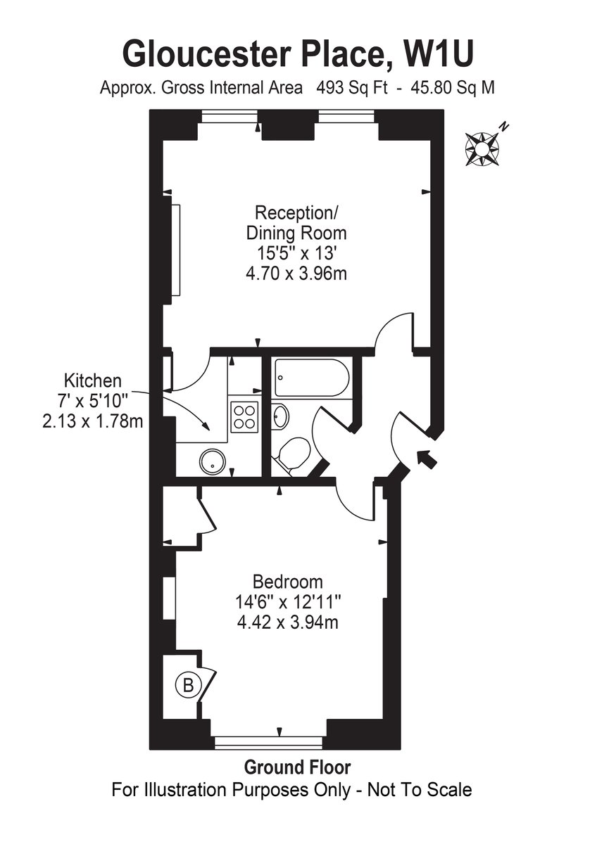 Gloucester Place, Marylebone, Marylebone, W1U - Floorplan 1