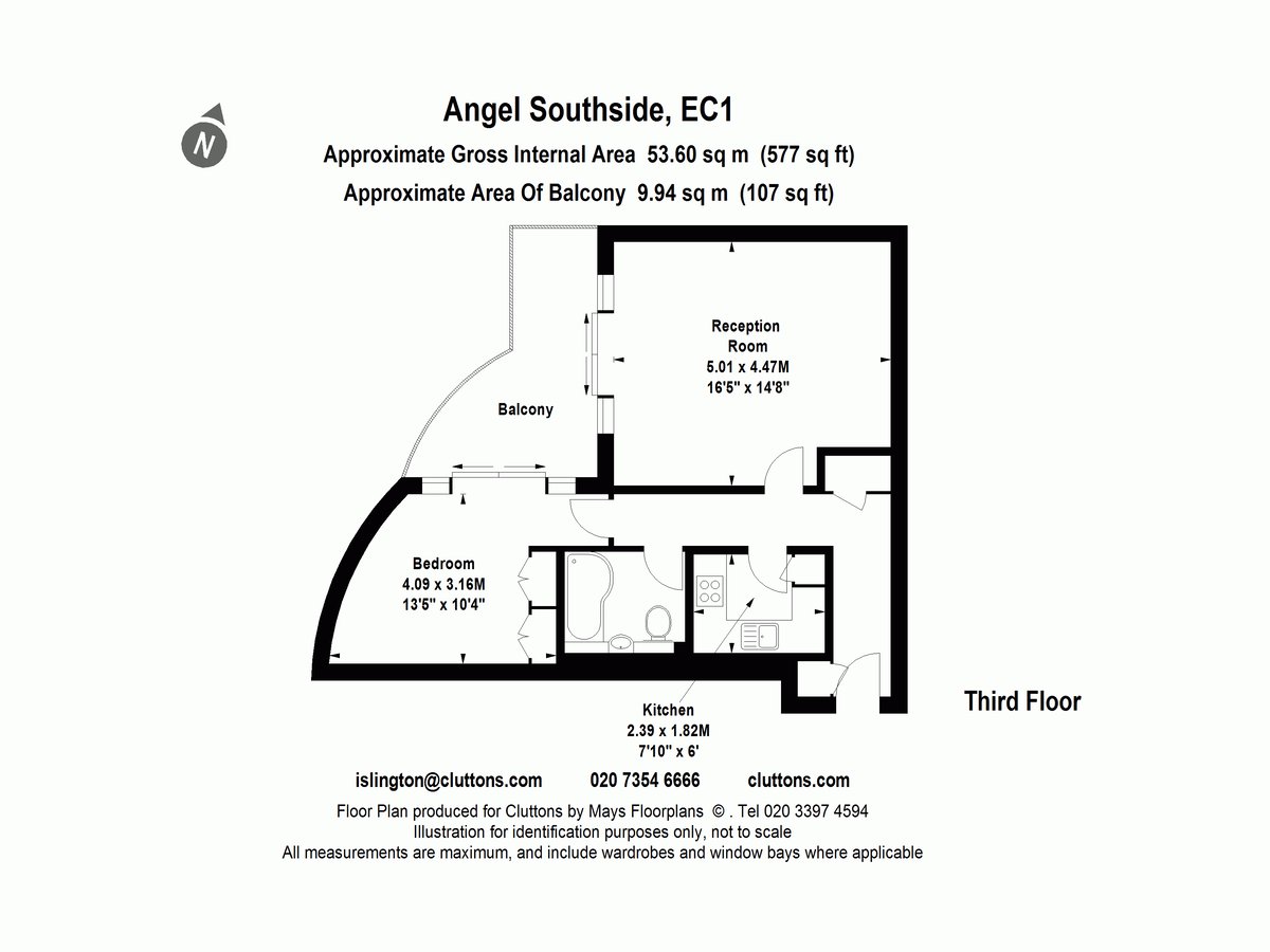 Owen Street, Islington, London, EC1V - Floorplan 1