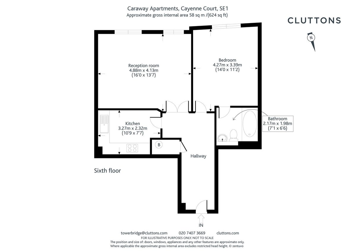 Caraway Apartments, Shad Thames, London, SE1 - Floorplan 1