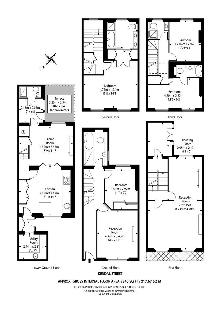 Kendal Street, Hyde Park, Tyburnia, W2 - Floorplan 1