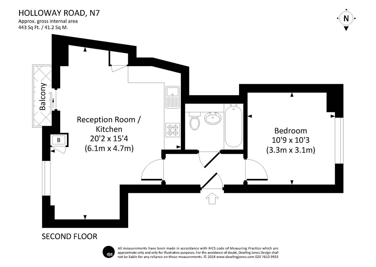 Holloway Road, Islington, London, N7 - Floorplan 1