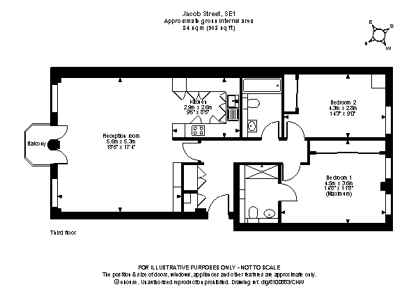 Hobbs Court, Shad Thames, London, SE1 - Floorplan 1