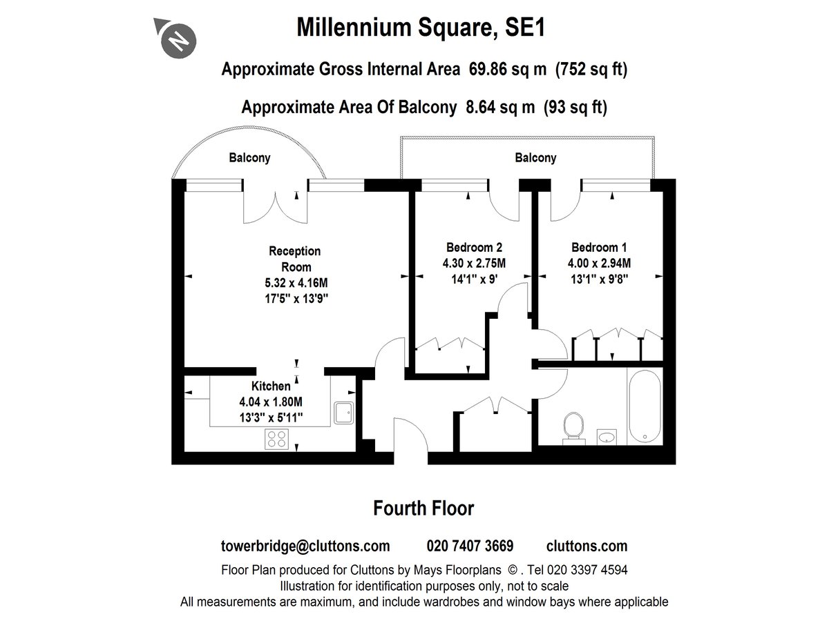 Millennium Square, Shad Thames, London, SE1 - Floorplan 1
