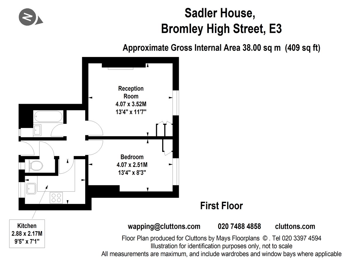 Edgar Road, Bow, London, E3 - Floorplan 1