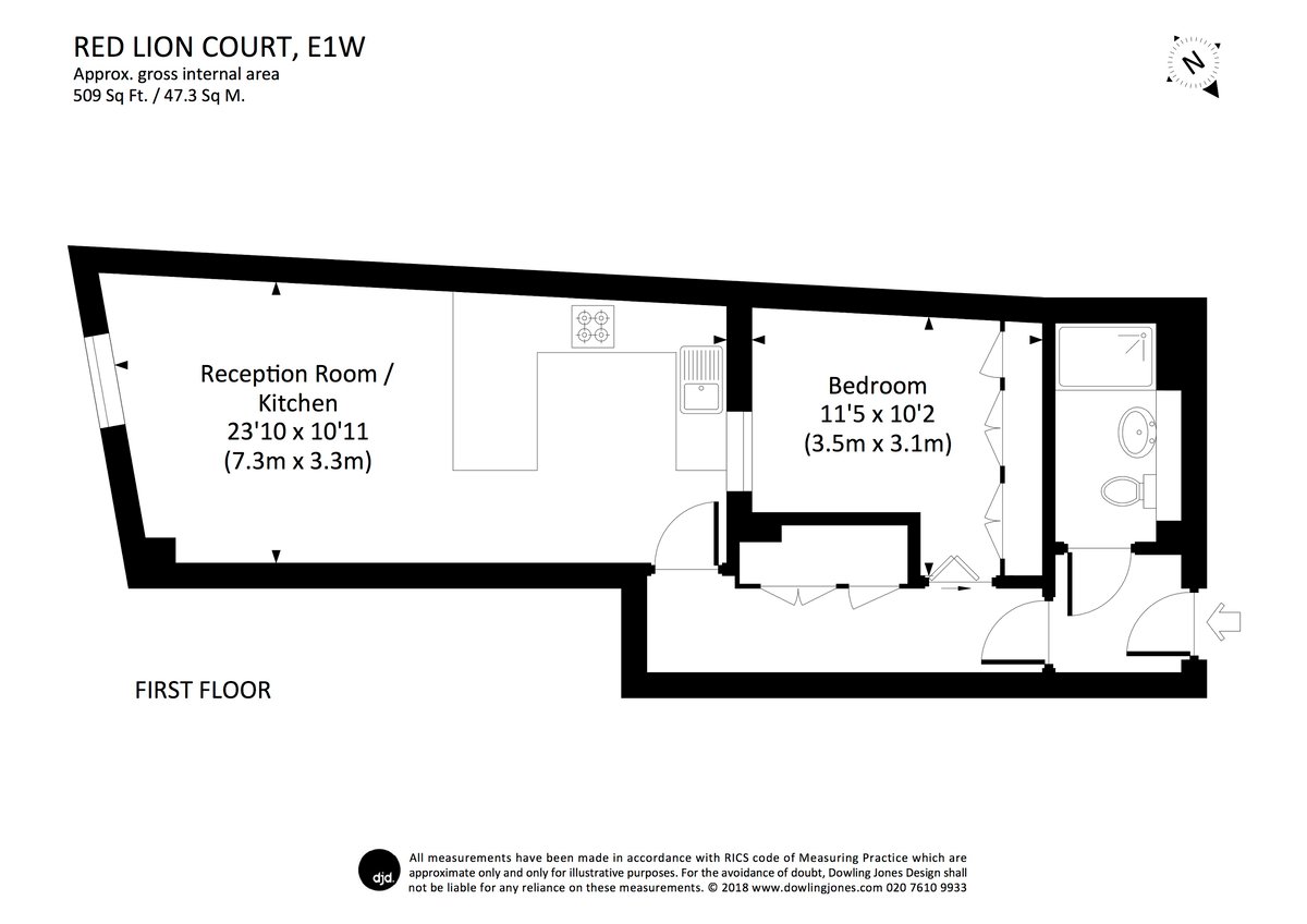 Reardon Path, London, E1W - Floorplan 1