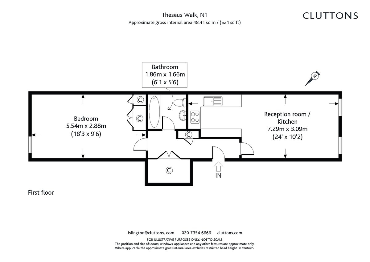 Theseus Walk, Islington, London, N1 - Floorplan 1