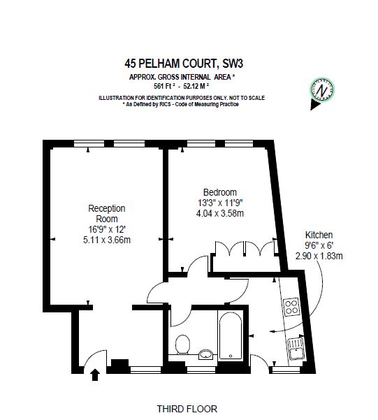 Fulham Road, Chelsea, London, SW3 - Floorplan 1